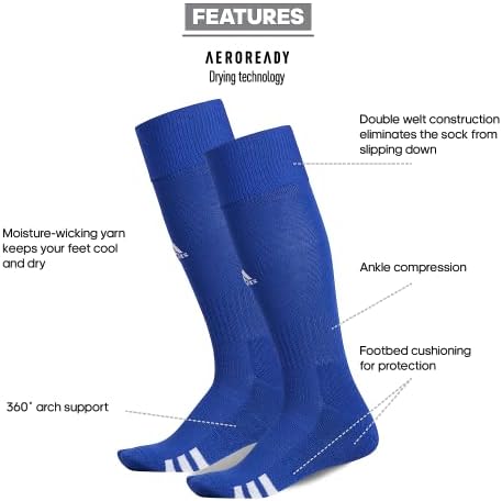 adidas Rivalry Field Buzağı Üstü Çoklu Spor (OTC) Çoraplar (2 Çift)