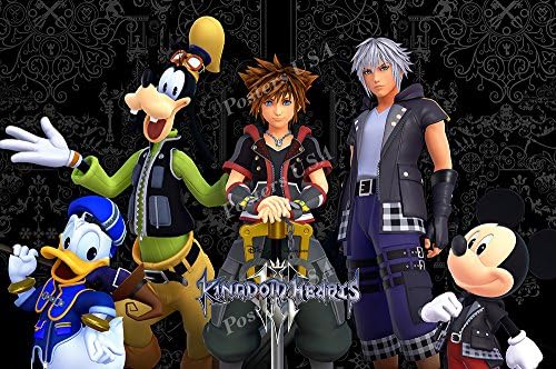 PrimePoster-Kingdom Hearts III Poster Parlak Kaplama ABD'de üretilmiştir - NVG213 (16 x 24 (41 cm x 61 cm))