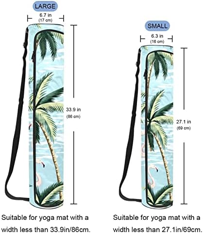 Bitki Diyagramı Yoga Mat Taşıma Çantası Omuz Askısı ile Yoga Mat Çantası Spor Çanta Plaj Çantası