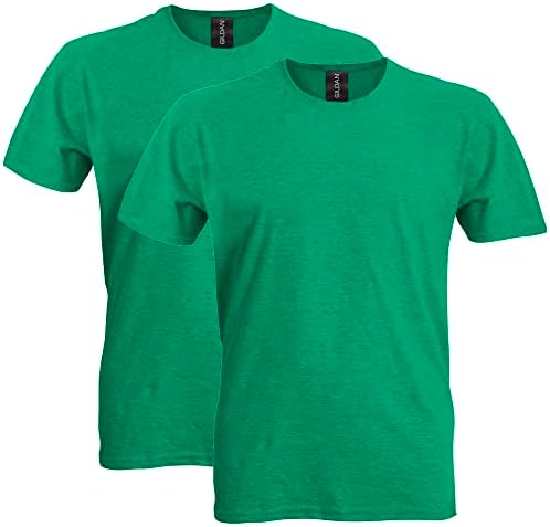 Gildan Yetişkin Softstyle Pamuklu tişört, Stil G64000, Çoklu Paket