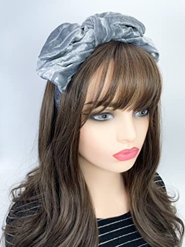 4 Adet Renkli Bantlar Moda Şerit kadife Saç Yay Bantlar Güzel Kulaklar Hairbands Düğüm Saç Bantları Kadınlar Kızlar