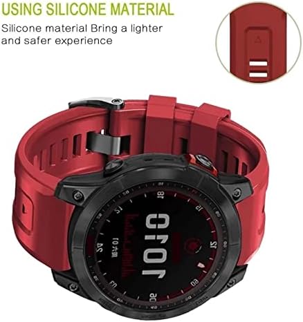 AMSH 26 22MM Silikon Hızlı Bırakma Watchband Kayışı Garmin Fenix 7X7 6 6X Pro 5X5 Artı 3HR Smartwatch Kolaylık Gül