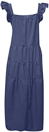 Bayan Casual mizaç moda Tank Top düz renk zarif elbise