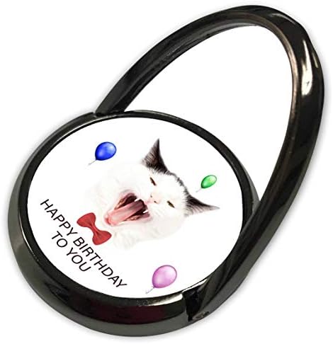 3dRose Alexis Design - Happy Birthday-Sevimli kedi Sana Mutlu Yıllar Şarkısı söylüyor. Komik Hediye-Telefon Zil Sesi